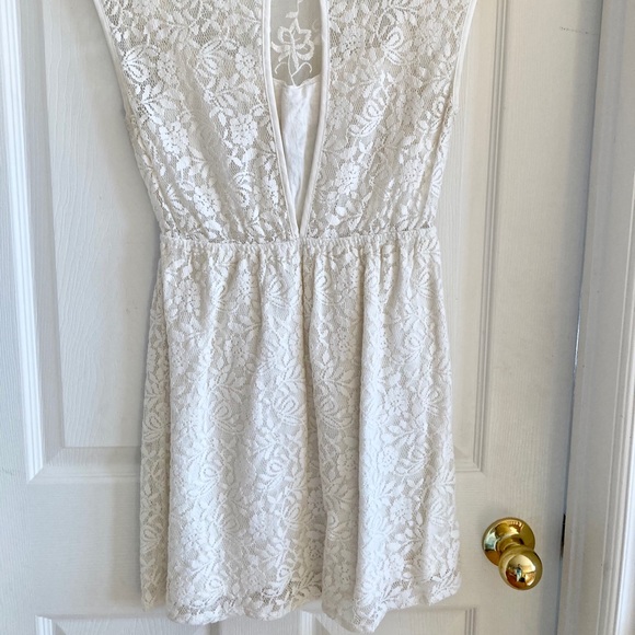 4/$30 White Lace Dress - Picture 2 of 5